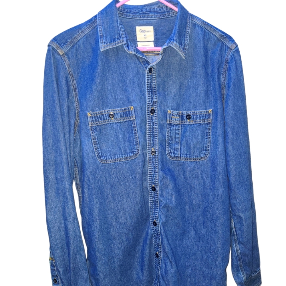 Women's Gap Medium Tall Denim Button